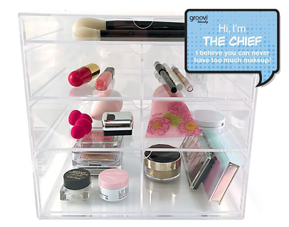 Groovi Beauty The Influencer Acrylic Organizer